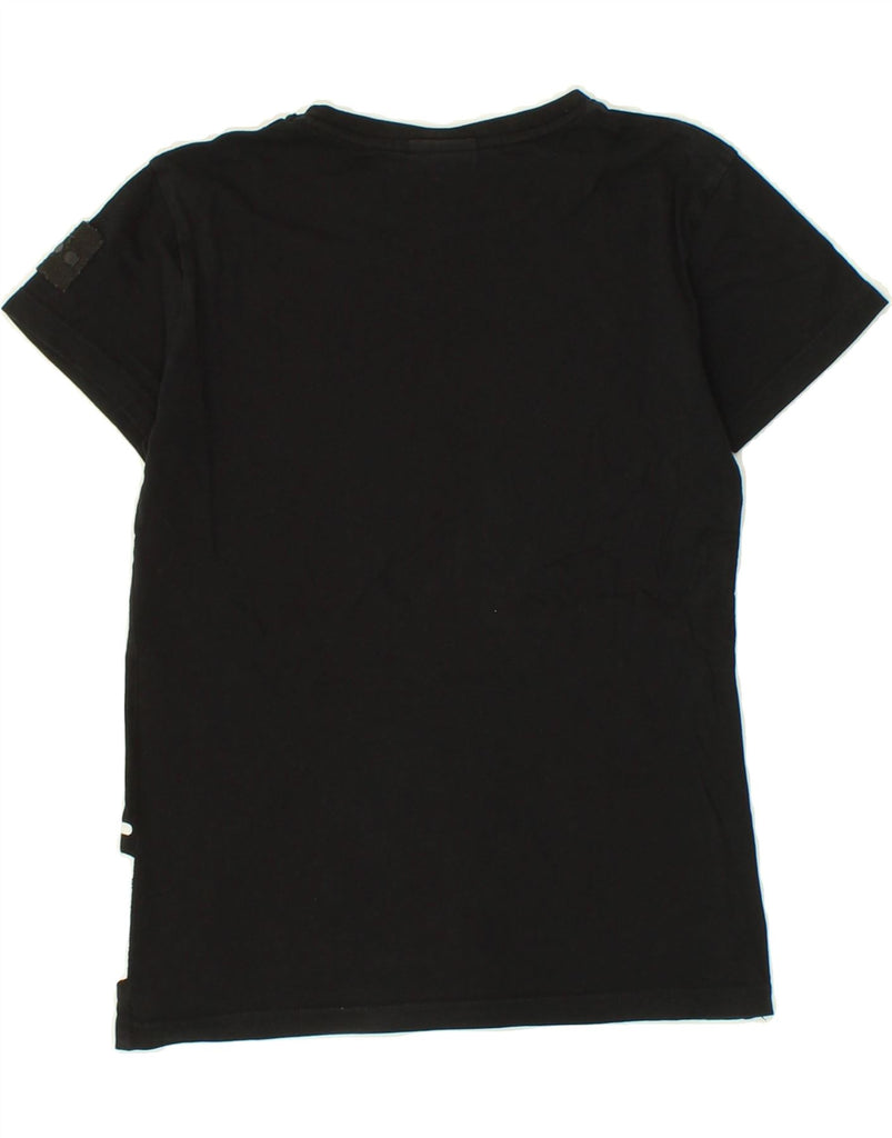 DIADORA Girls Graphic T-Shirt Top 6-7 Years Black Vintage Diadora and Second-Hand Diadora from Messina Hembry 