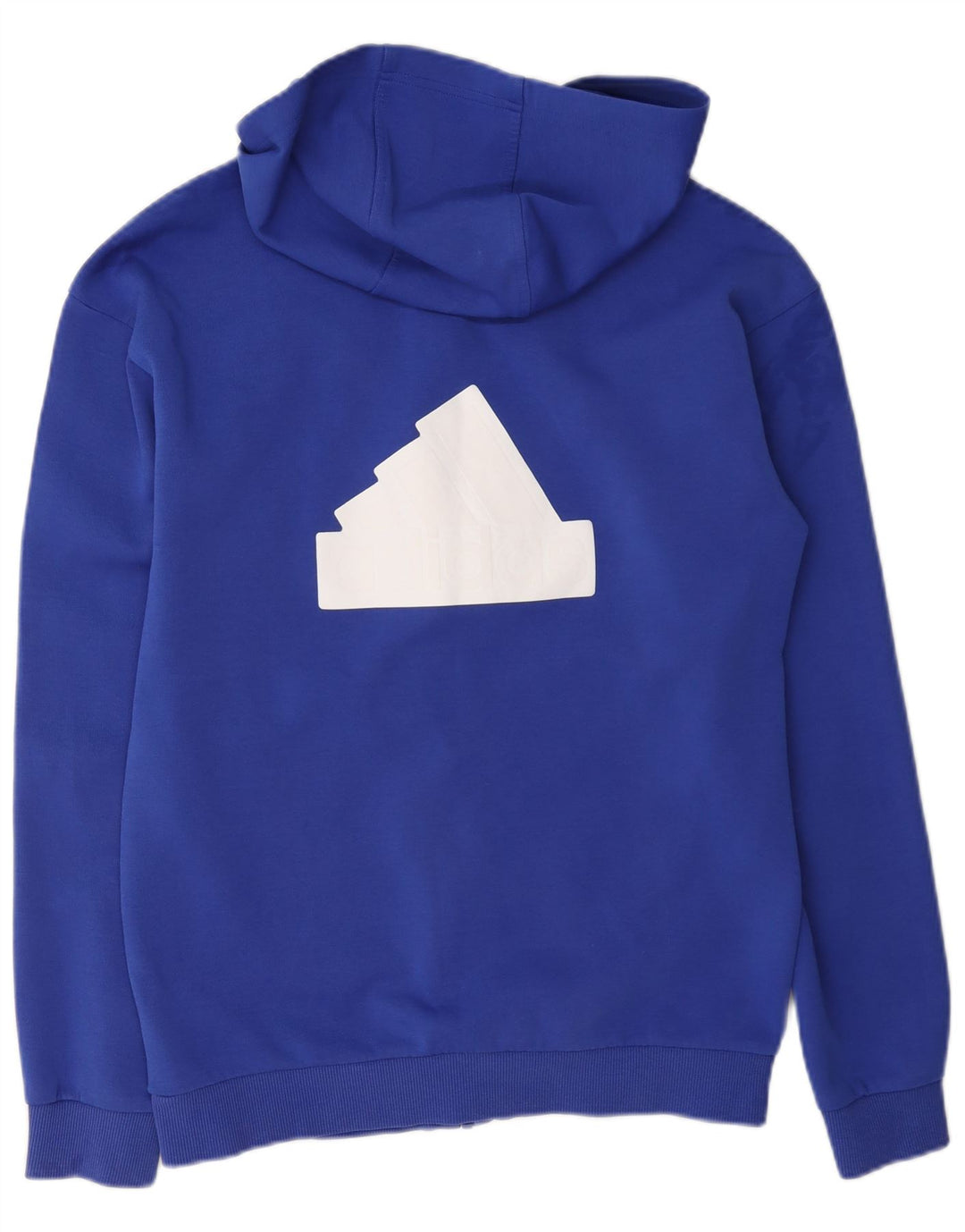 Adidas Mens Graphic Zip Hoodie Sweater Small Blue
