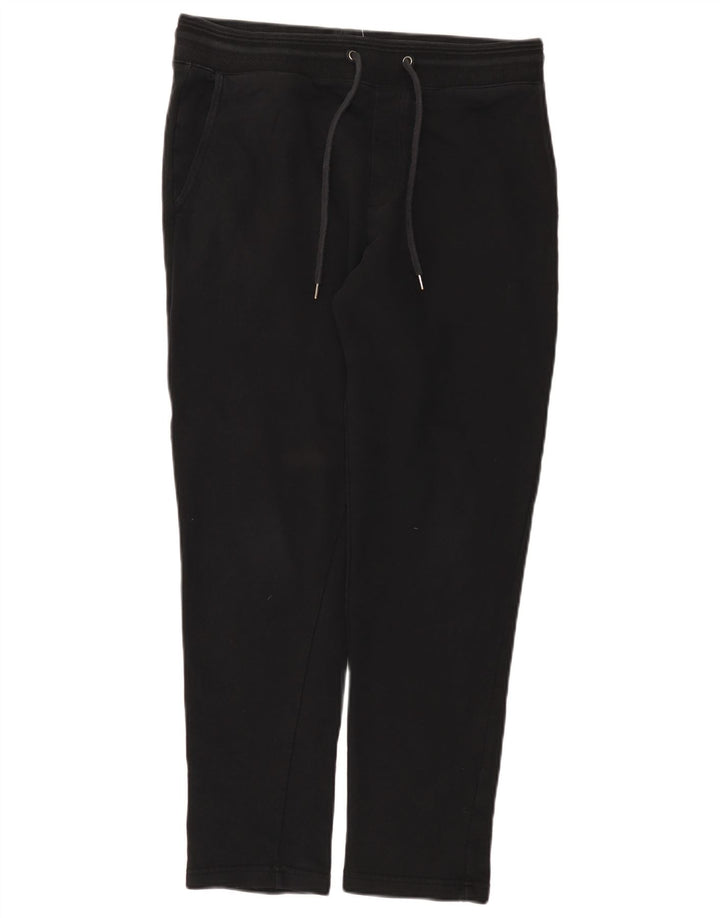 Marks & Spencer Mens Tracksuit Trousers Medium  Black Cotton