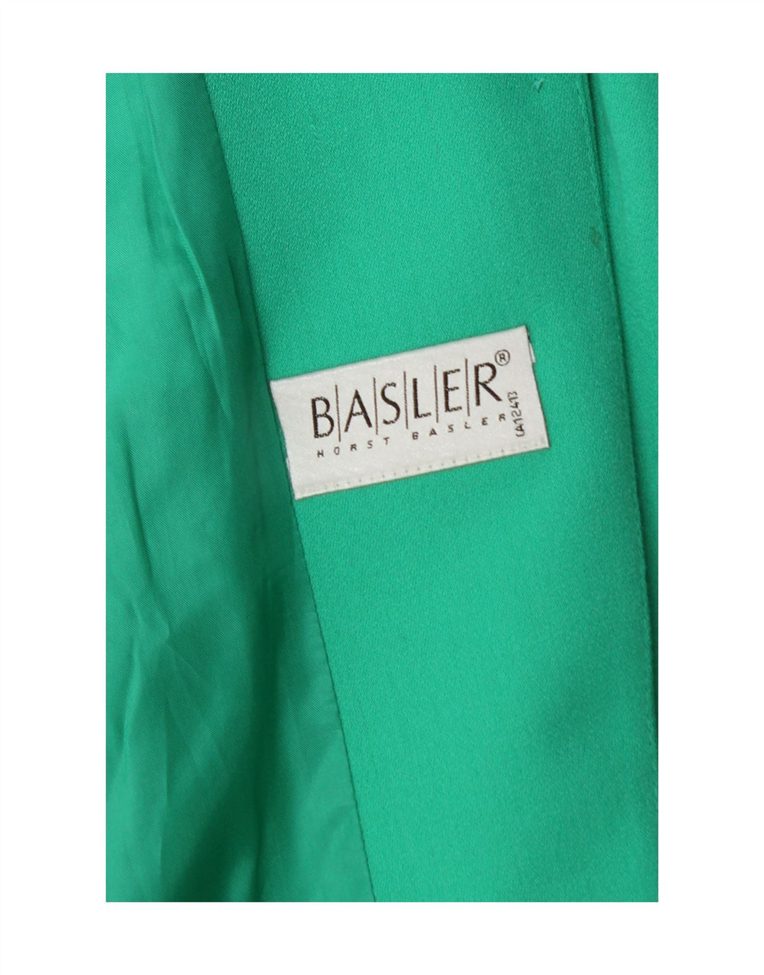 BASLER Womens 2 Button Blazer Jacket IT 42 Medium Green Polyester