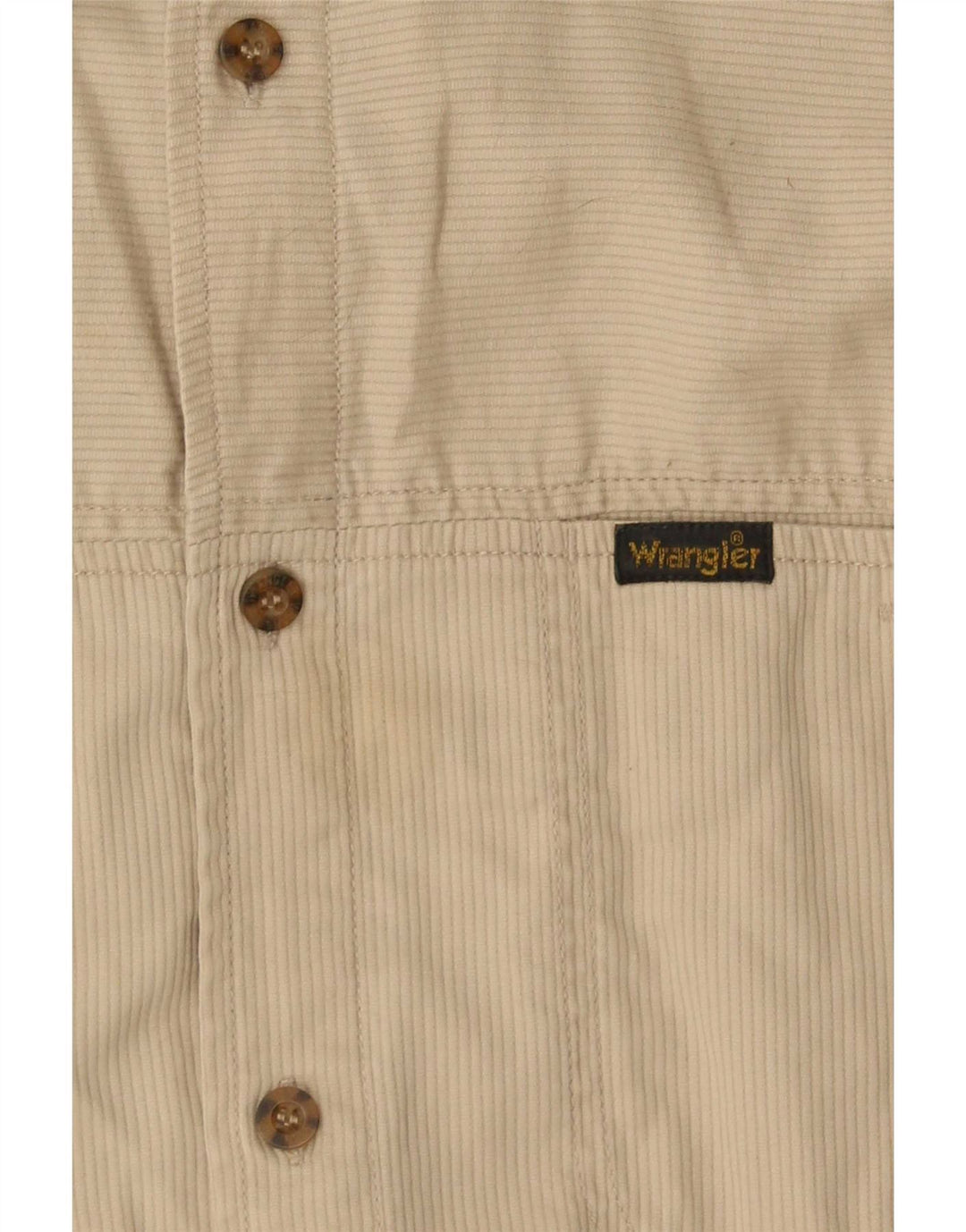 Wrangler Boys Shirt 14-15 Years Large Beige Pinstripe