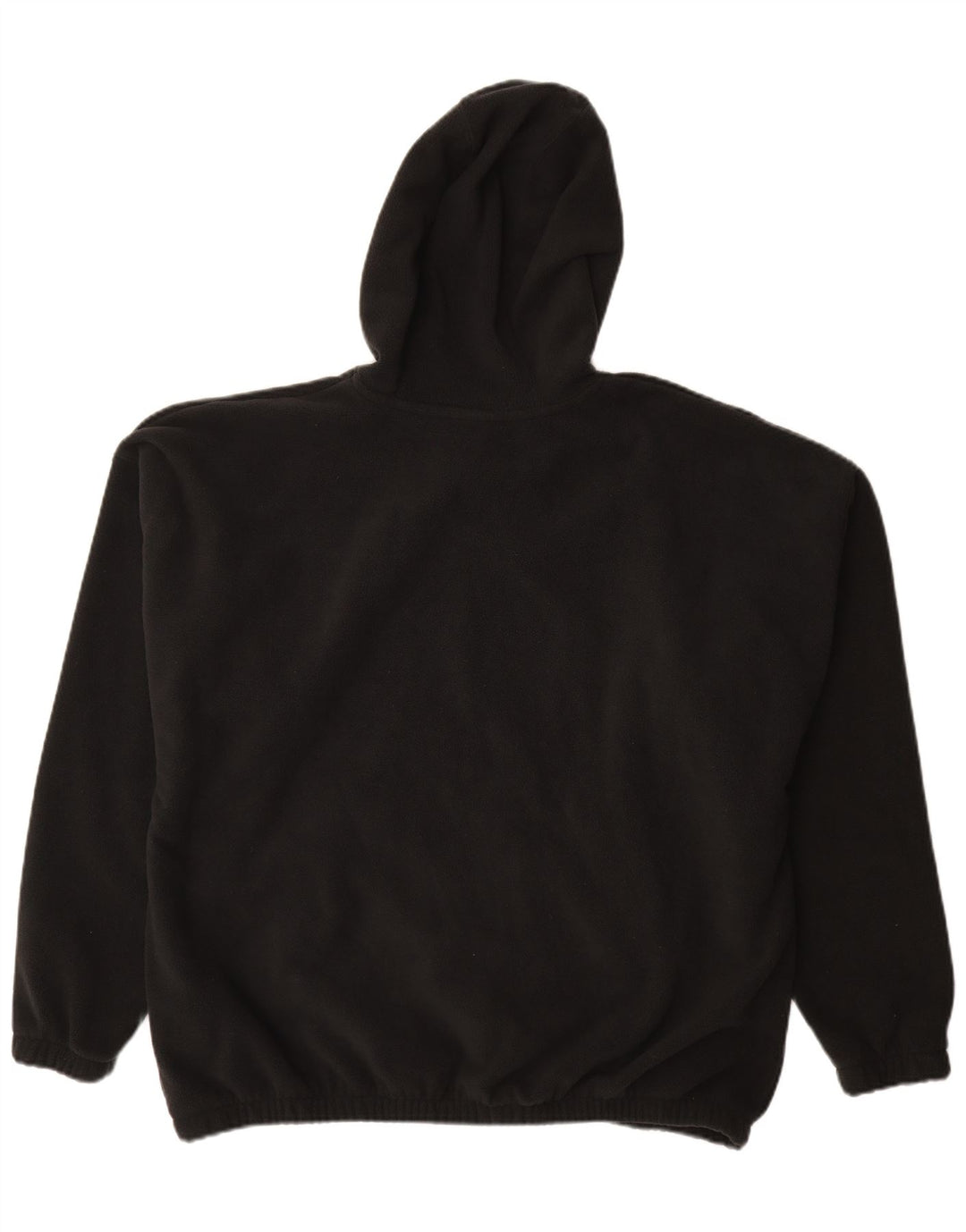 Nike Mens Hooded Fleece Jumper Large Black Polyester