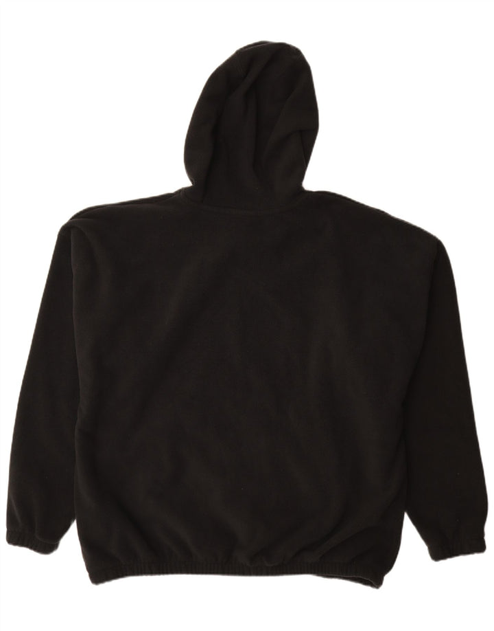 Nike Mens Hooded Fleece Jumper Large Black Polyester