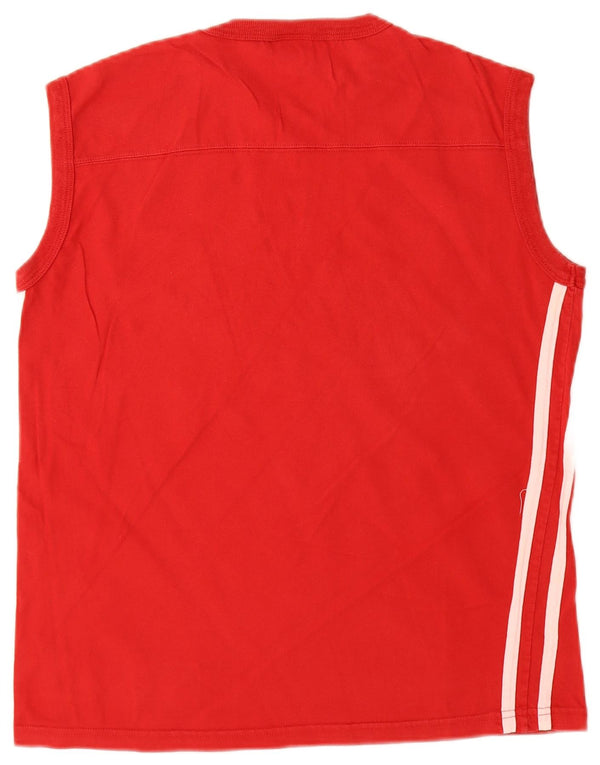 Converse Mens All Star Graphic Vest Top Small Red Cotton