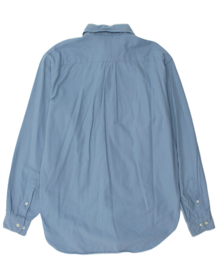 MURPHY & NYE Mens Sailwear Shirt Large Blue Cotton