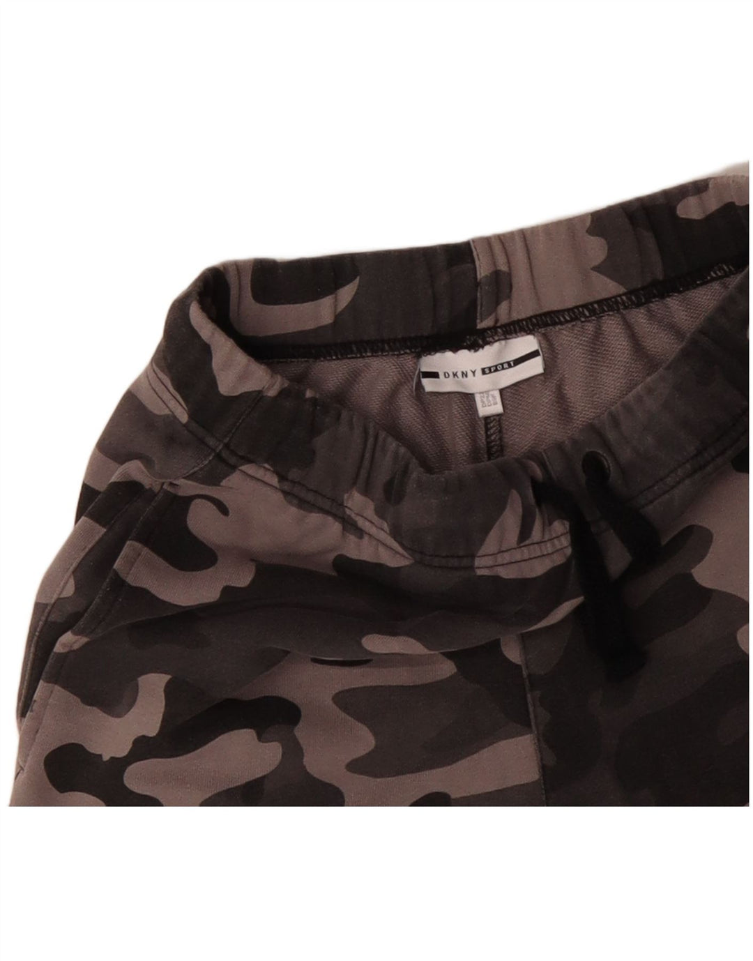 DKNY Mens Sport Shorts Small Grey Camouflage