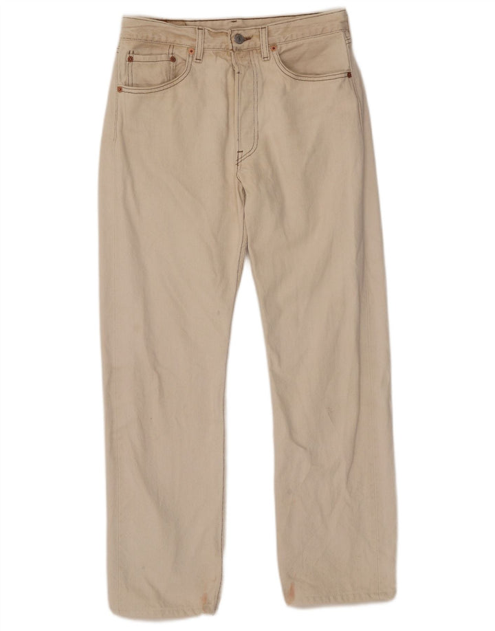 Levi's Mens 501 Straight Jeans W31 L30 Beige