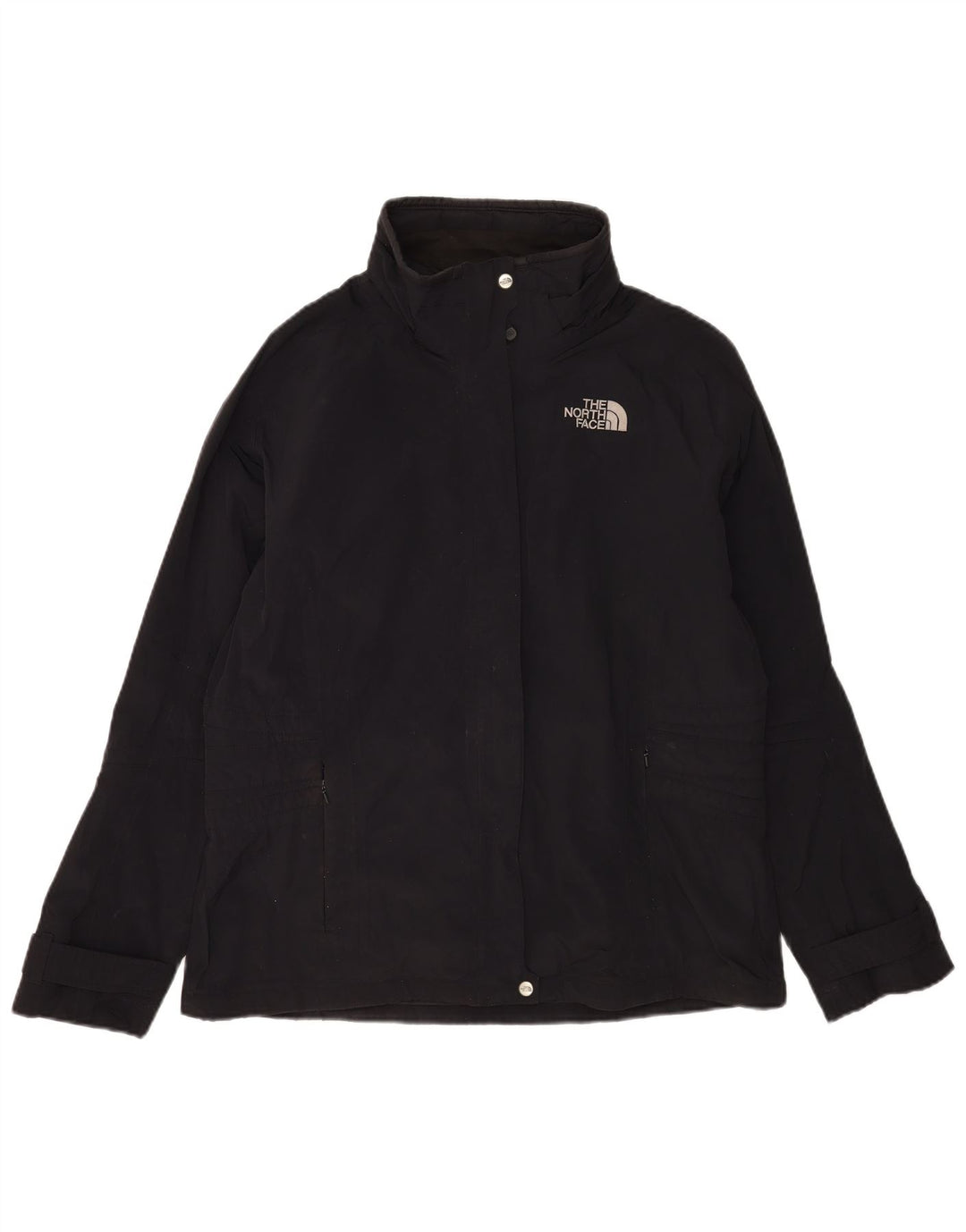The North Face Womens Oversized Rain Jacket UK 18 XL Black Nylon
