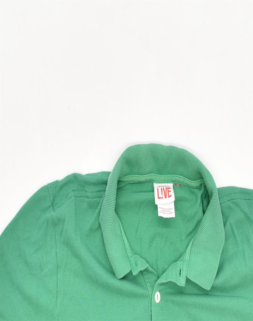LACOSTE Mens Live Polo Shirt Size 4 Medium Green Cotton | Vintage | Thrift | Second-Hand | Used Clothing | Messina Hembry 