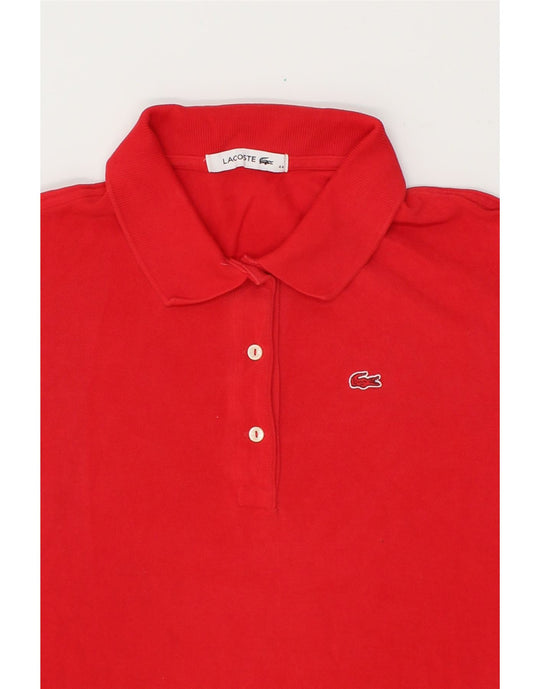 Polo lacoste rouge femme hotsell