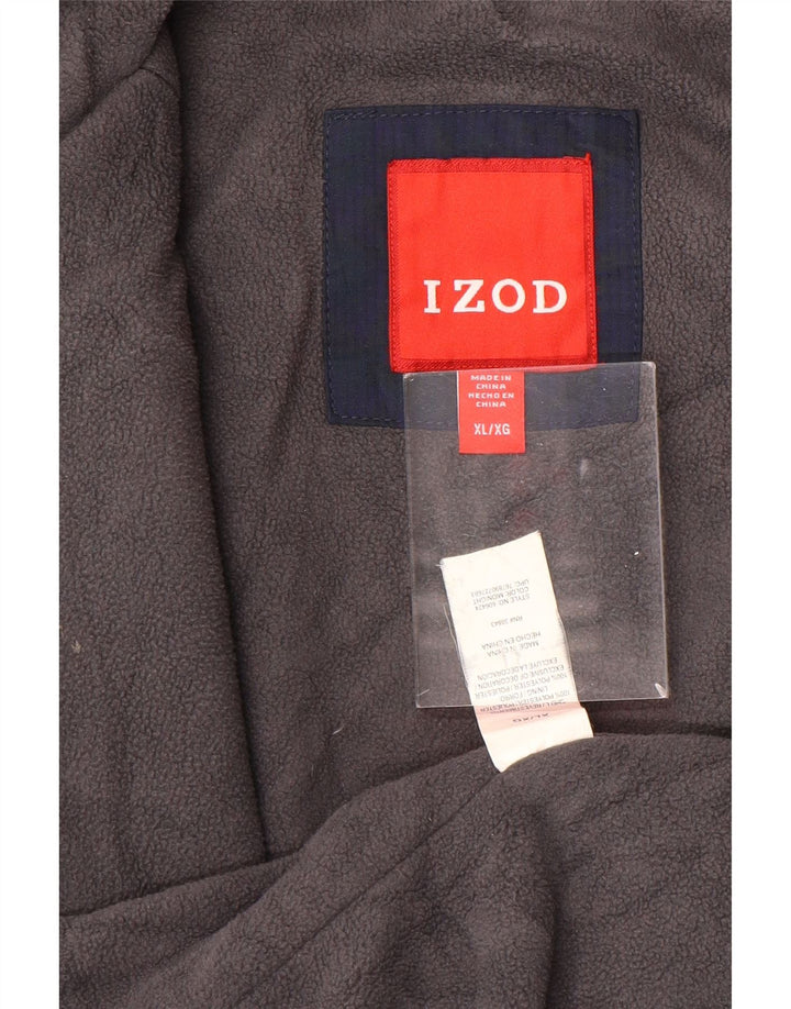 IZOD Mens Utility Gilet UK 42 XL Navy Blue Polyester