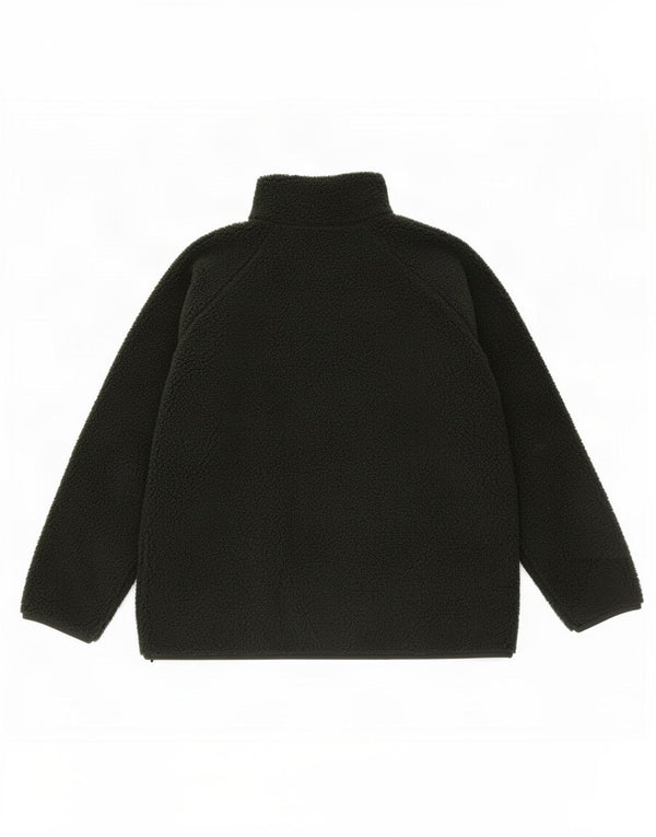 Marks & Spencer Womens Fleece Jacket UK 14 Large Green Polyester