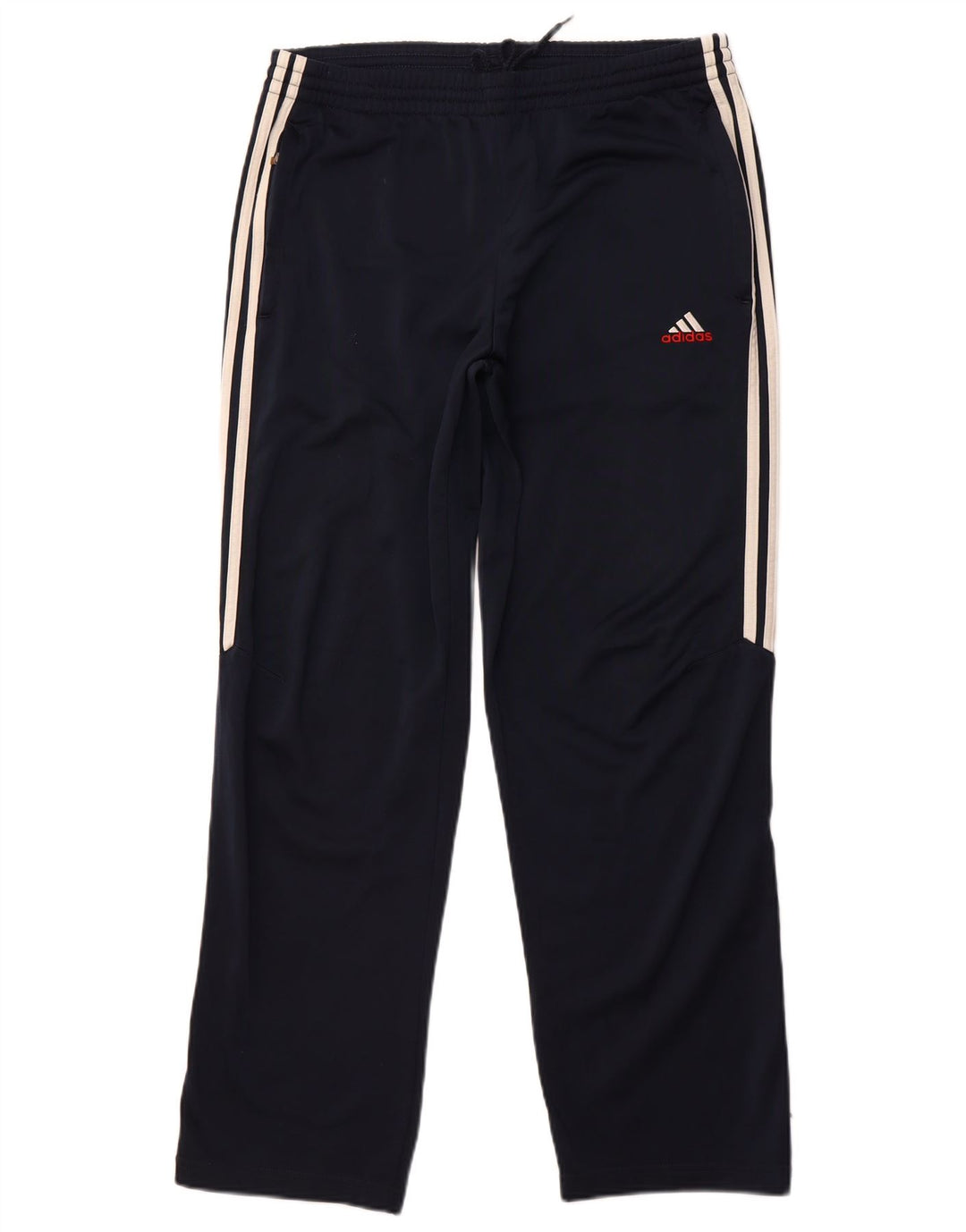 ADIDAS Mens Tracksuit Trousers UK 36/38 Small Navy Blue Polyester