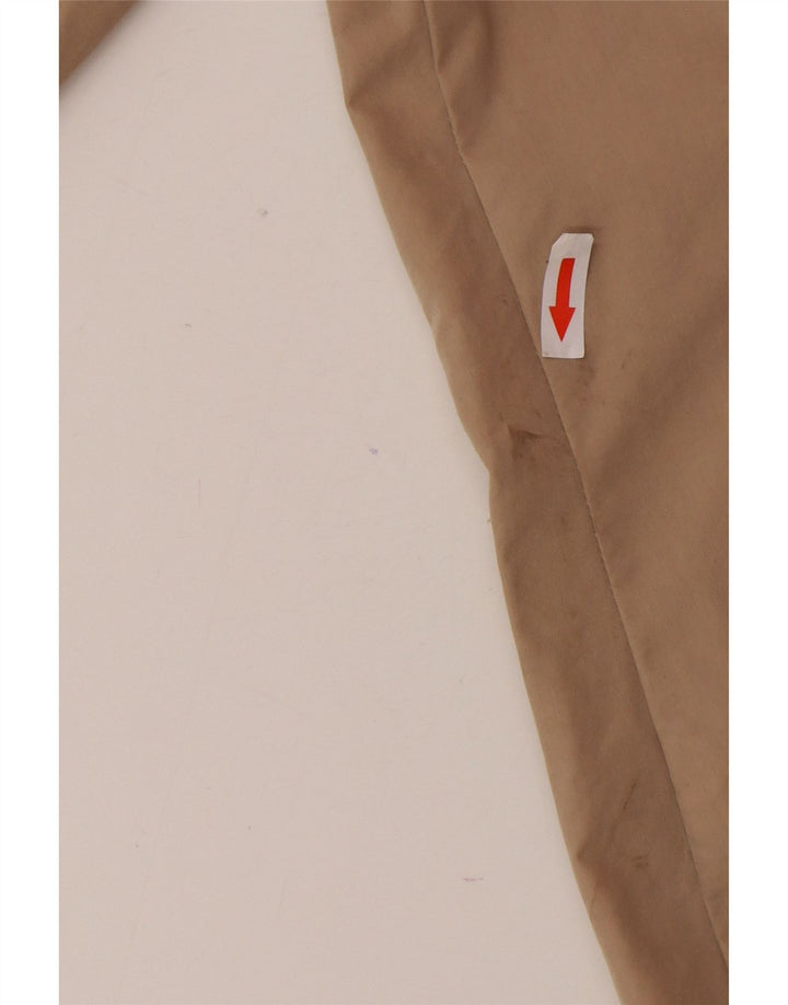 Fat Face Womens Hooded Utility Jacket UK 14 Large Beige Cotton