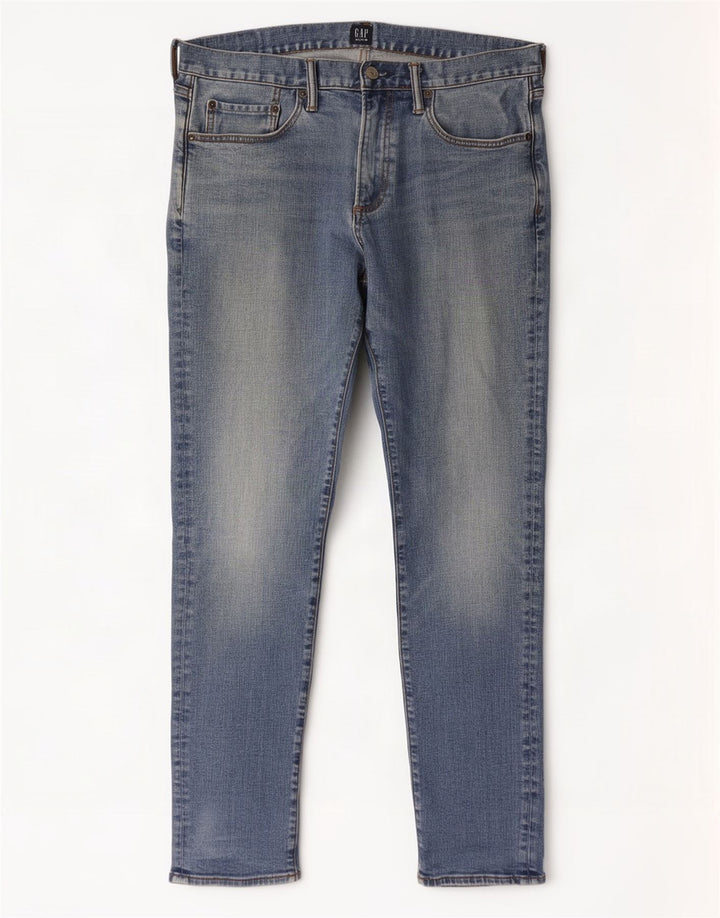Gap Mens Slim Jeans W32 L32 Blue Cotton