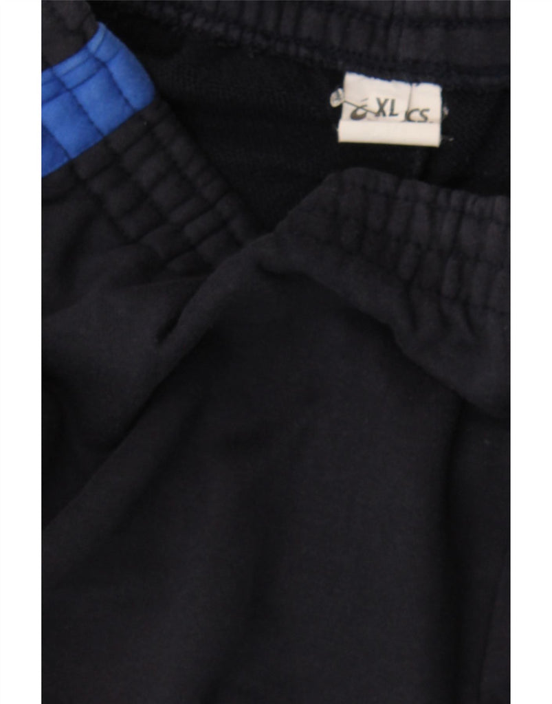 ASICS Mens Tracksuit Trousers XL  Navy Blue Colourblock Cotton Vintage Asics and Second-Hand Asics from Messina Hembry 