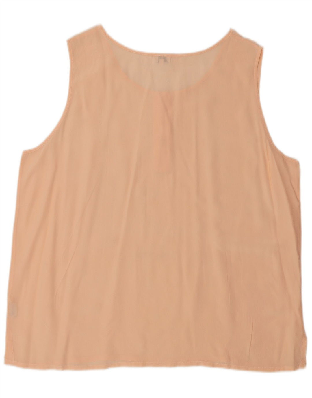 milano Womens Sleeveless Blouse Top IT 46 Large Pink Silk