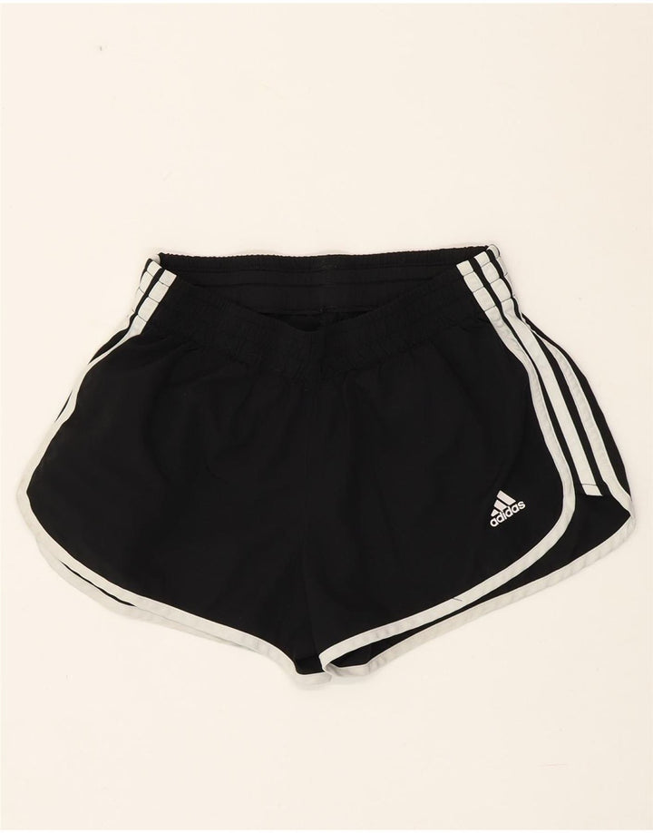 Adidas Womens Sport Shorts UK 4 XS  Black Polyester