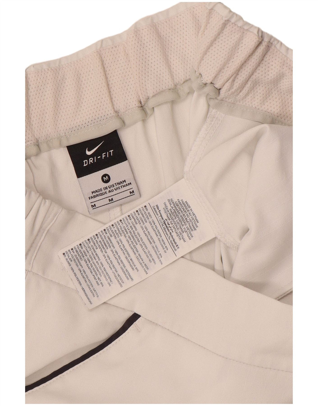 Nike Mens Dri Fit Chino Shorts Medium W32  White Polyester