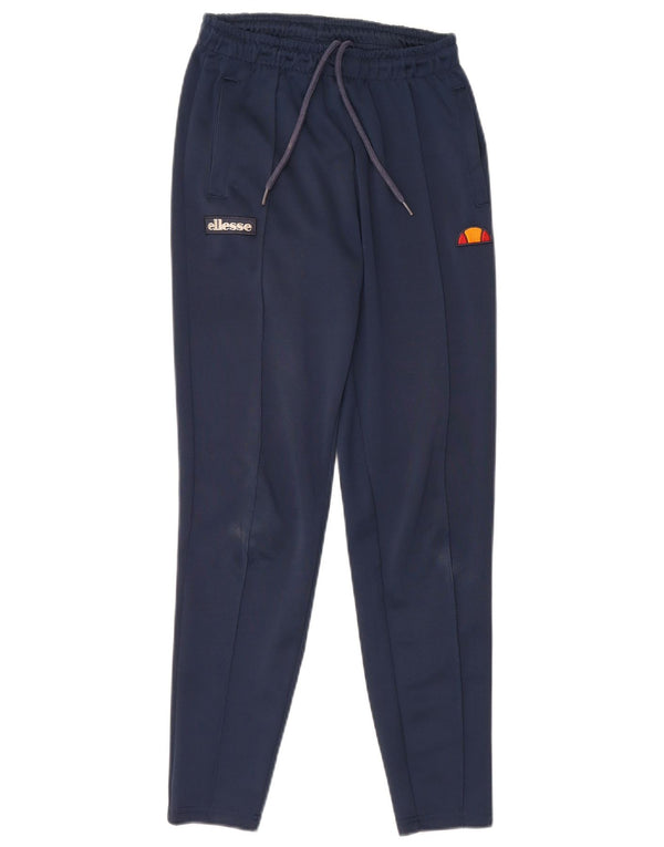 Ellesse Mens Tracksuit Trousers XS Navy Blue Polyester Sports