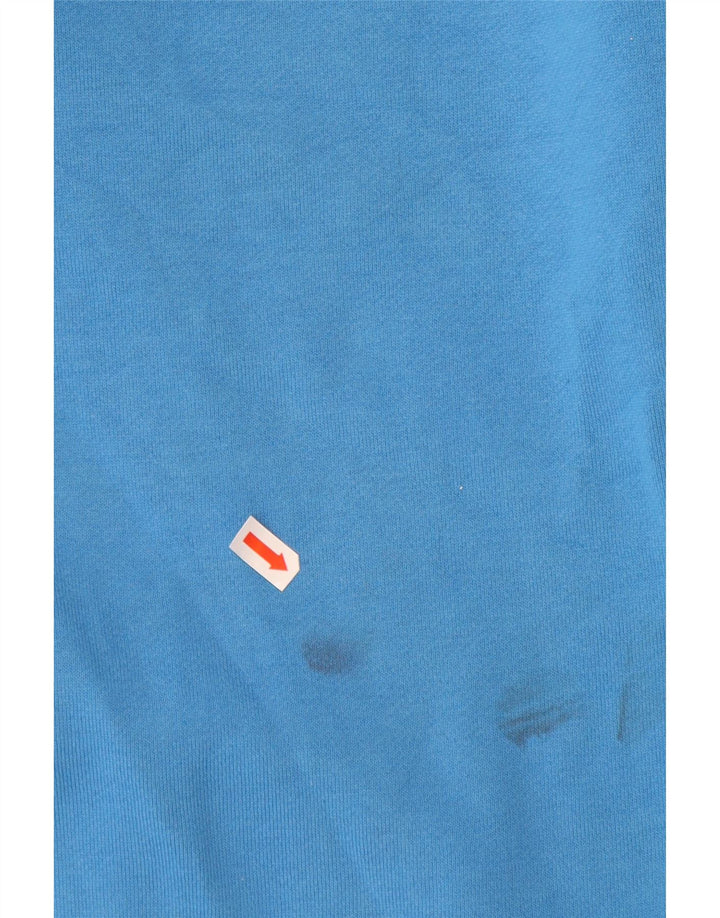 NIKE Mens Tracksuit Trousers Joggers Large Blue Cotton