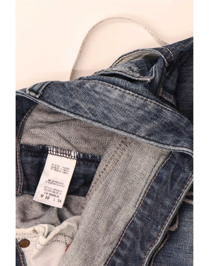 Guess Womens Slim Jeans W30 L30 Blue Cotton