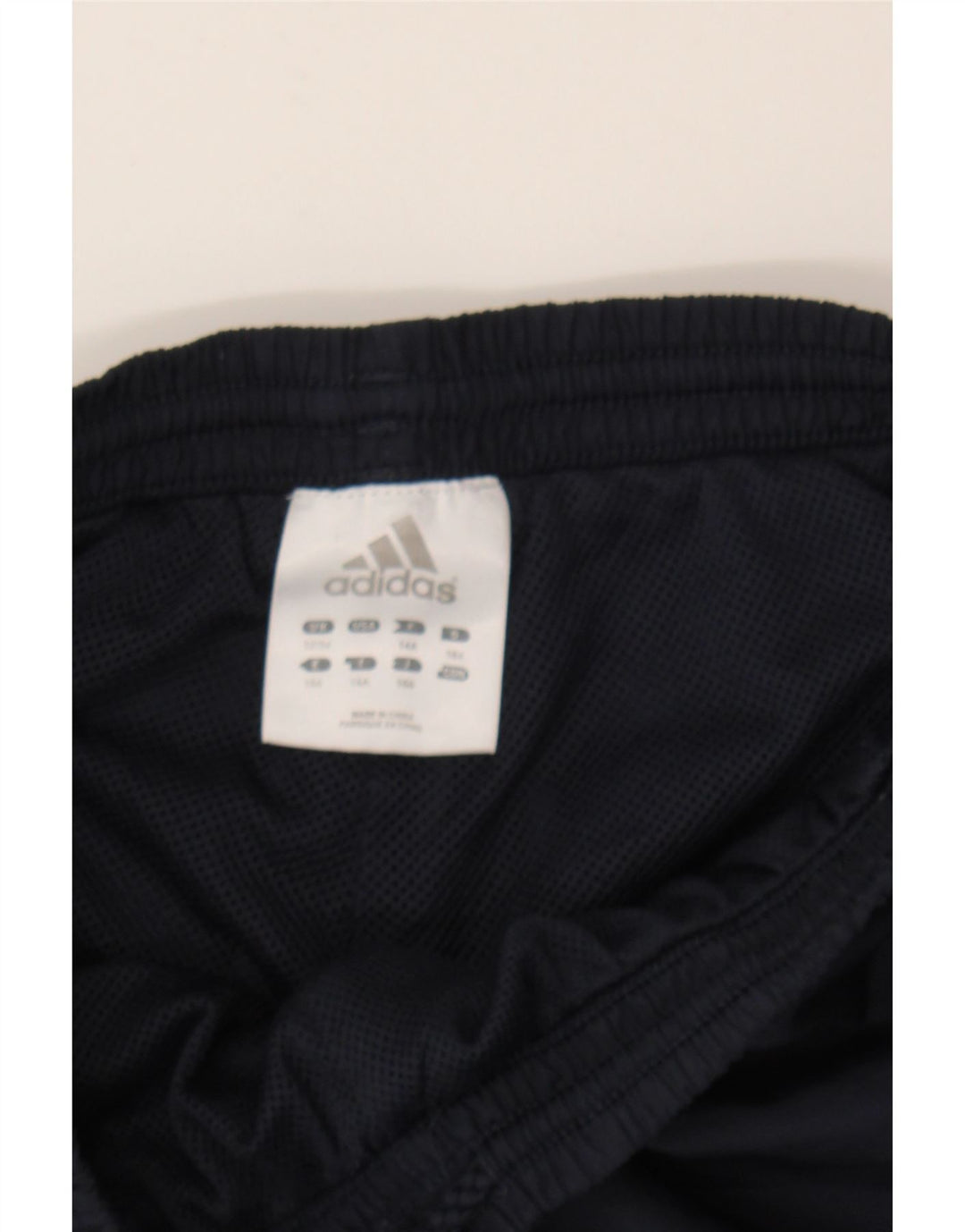 ADIDAS Boys Tracksuit Trousers Joggers 13-14 Years  Navy Blue Polyester Vintage Adidas and Second-Hand Adidas from Messina Hembry 
