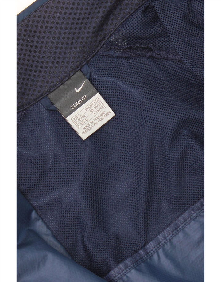 Nike Womens Tracksuit Top Jacket UK 14/16 Large Navy Blue