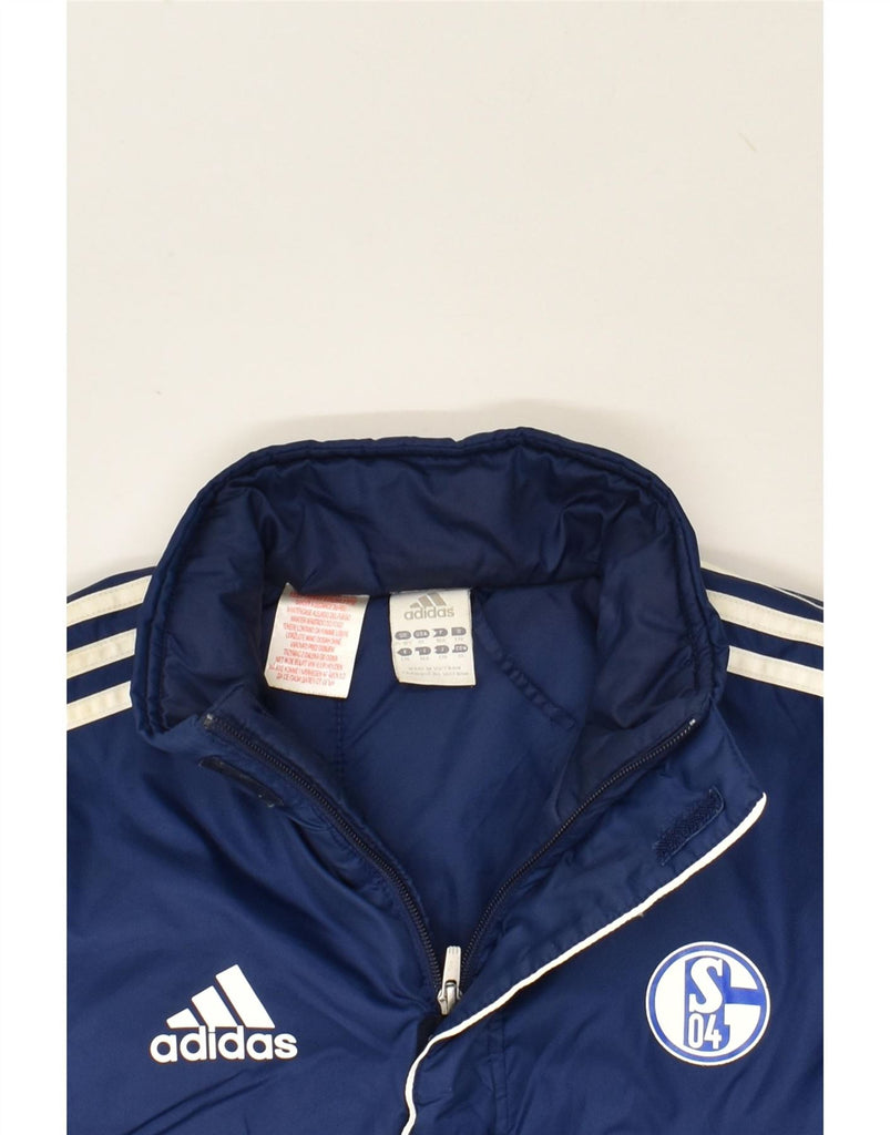 ADIDAS Boys Windbreaker Jacket 15-16 Years Navy Blue Nylon Vintage Adidas and Second-Hand Adidas from Messina Hembry 