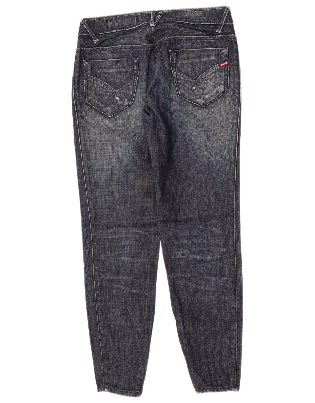 Gas Womens Slim Jeans W27 L26 Blue Cotton