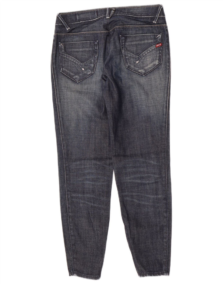 Gas Womens Slim Jeans W27 L26 Blue Cotton