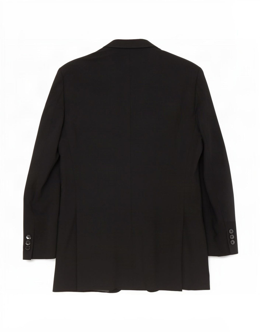 Marks & Spencer Mens 2 Button Blazer Jacket UK 40 Medium Black Polyester