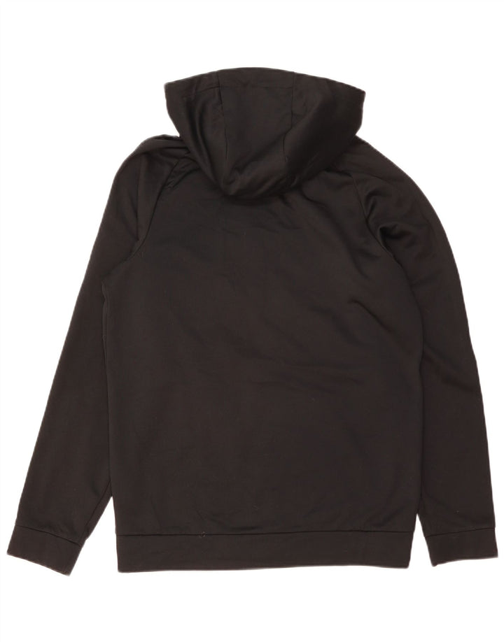 Nike Mens Dri Fit Zip Hoodie Sweater Small Black Polyester