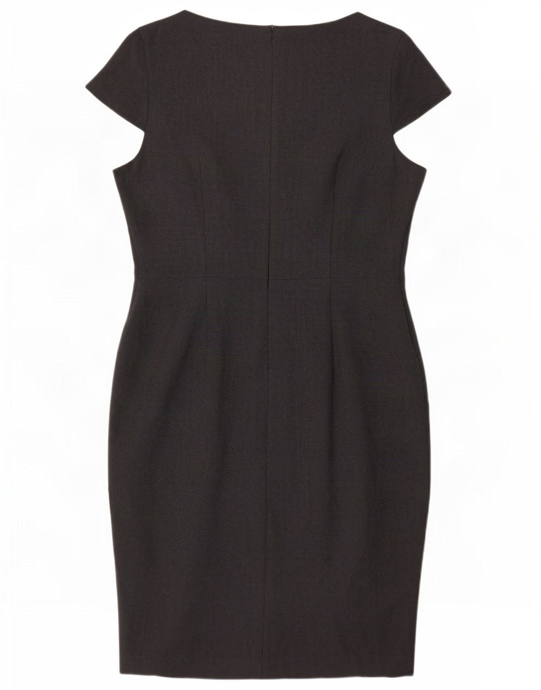 Marks & Spencer Womens Sheath Dress UK 14 Large Grey Polyester