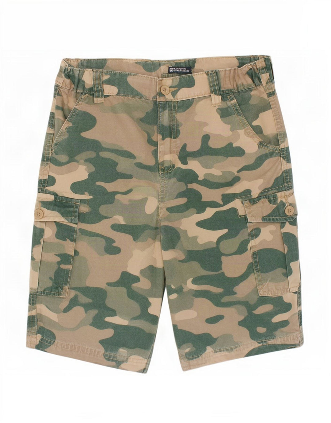 Mountain Warehouse Boys Cargo Shorts 12-13 Years W30 Green Camouflage