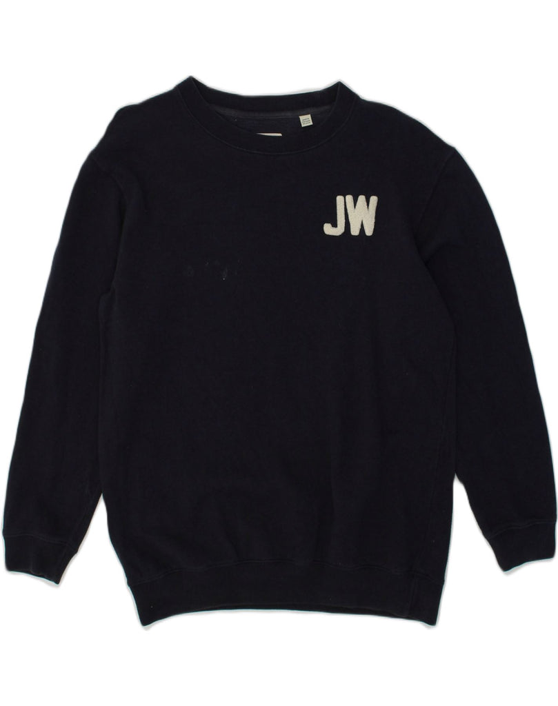 JACK WILLS Womens Sweatshirt Jumper UK 12 Medium Black Cotton | Vintage Jack Wills | Thrift | Second-Hand Jack Wills | Used Clothing | Messina Hembry 