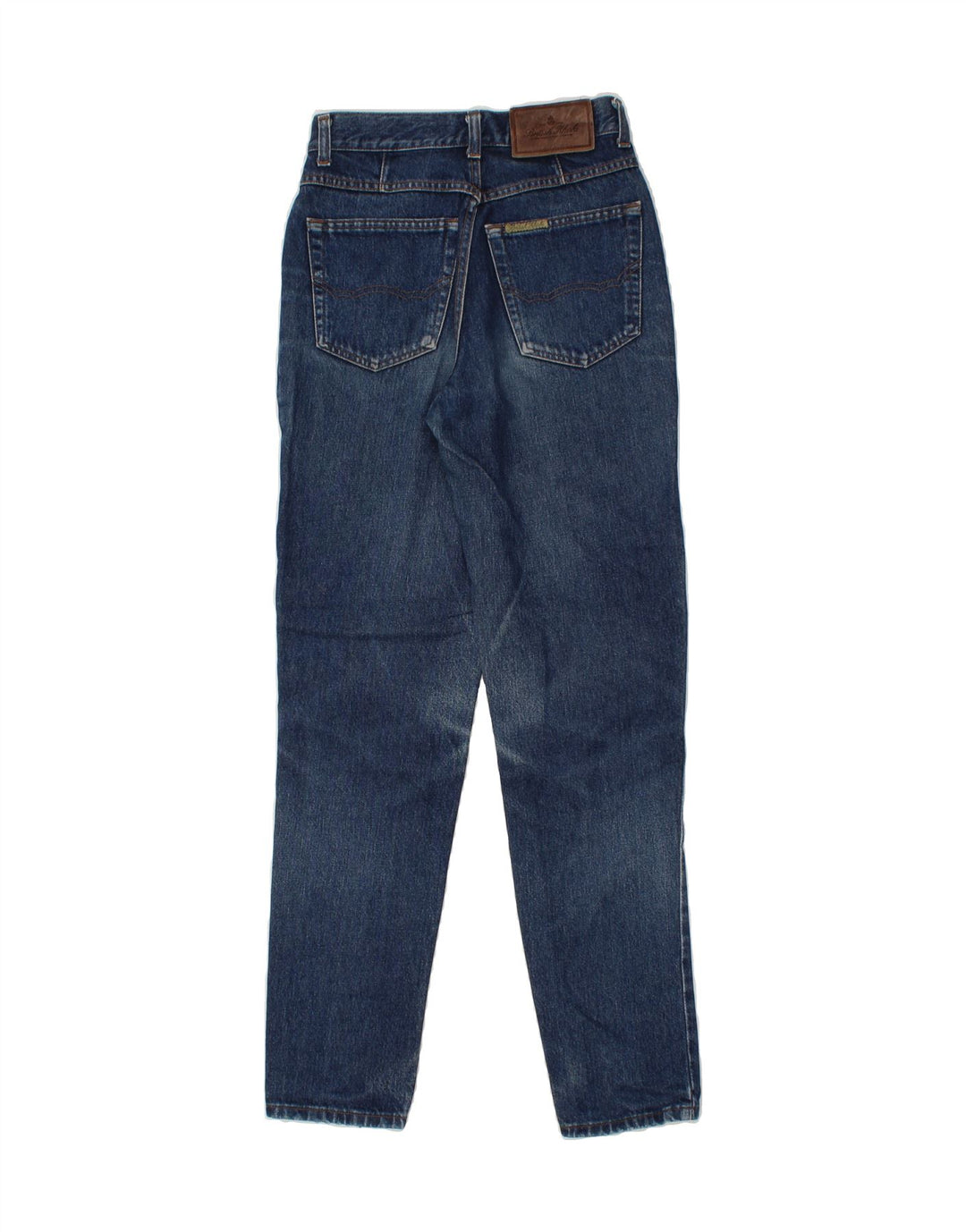 BRITISH KHAKI Womens Tapered Jeans W28 L30 Blue Cotton Vintage British Khaki and Second-Hand British Khaki from Messina Hembry 