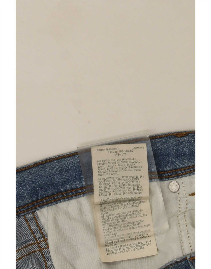 Wrangler Mens Texas Slim Jeans W33 L30 Blue Cotton