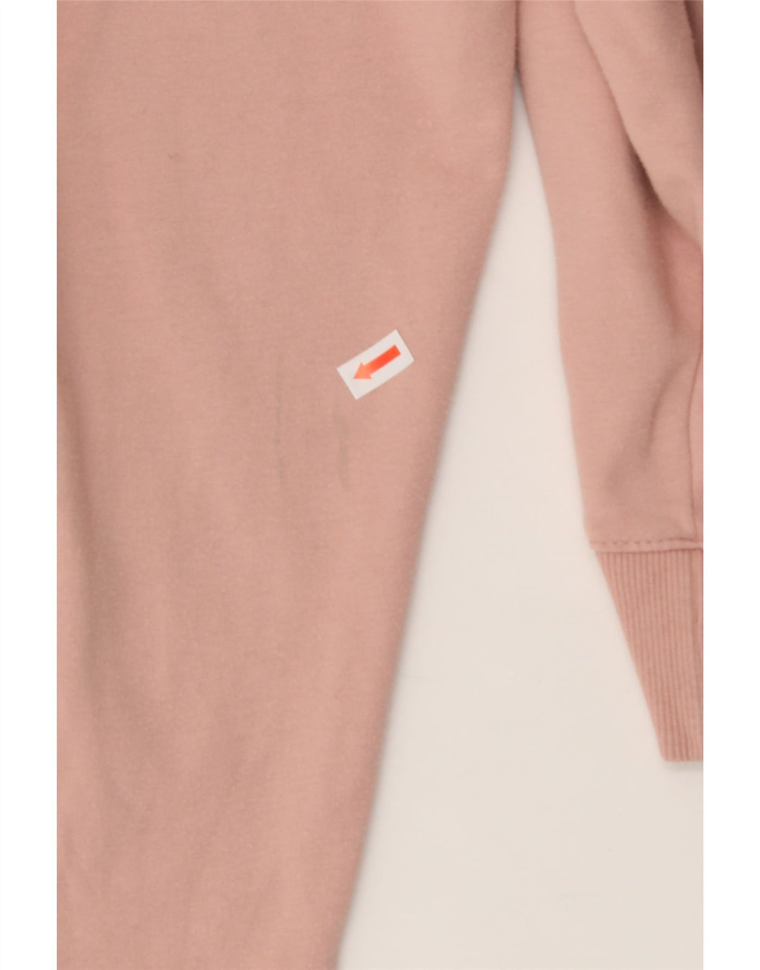 CHAMPION Womens Graphic Sweatshirt Jumper UK 14 Medium Pink Colourblock Vintage Champion and Second-Hand Champion from Messina Hembry 