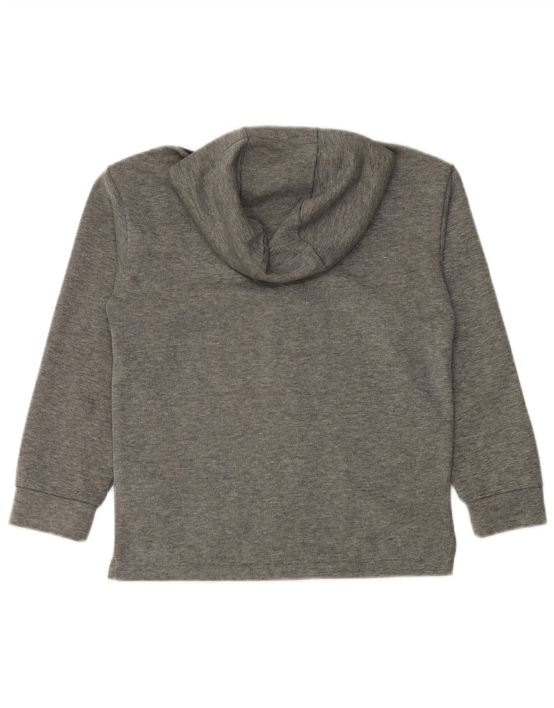 PUMA Boys Graphic Zip Hoodie Sweater 9-10 Years Grey Colourblock Polyester