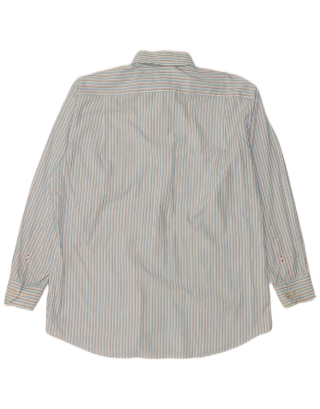 TOMMY BAHAMA Mens Shirt Size 16 Large Blue Pinstripe Cotton