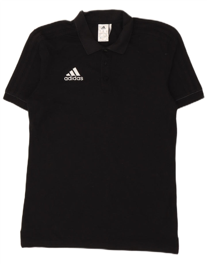 Adidas Mens Climalite Polo Shirt Medium Black Cotton