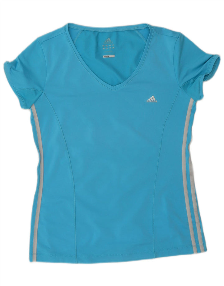 Adidas Womens Climacool T-Shirt Top UK 16 Large  Blue