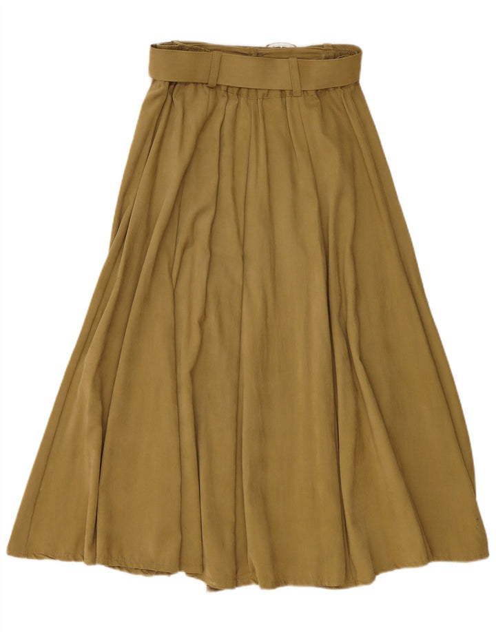 Incognito Womens Flared Skirt W28 Medium Khaki Viscose