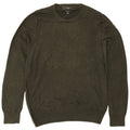 Marks & Spencer Mens Crew Neck Jumper Sweater Medium Khaki Cotton
