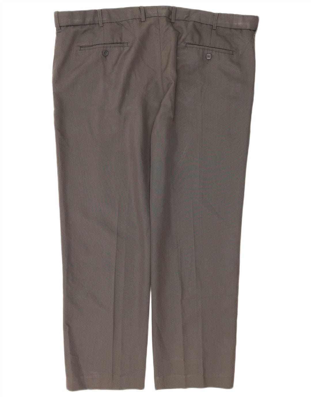 Farah Mens Tapered Suit Trousers W42 L30 Grey Polyester