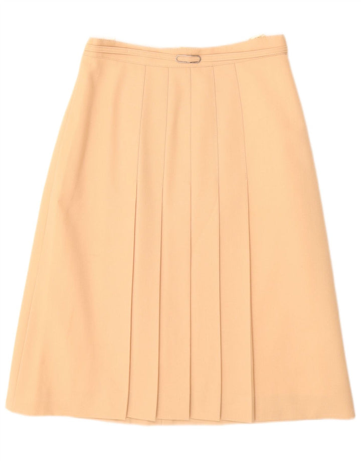 DIOLEN Womens A-Line Skirt EU 40 Medium W26 Beige Polyester