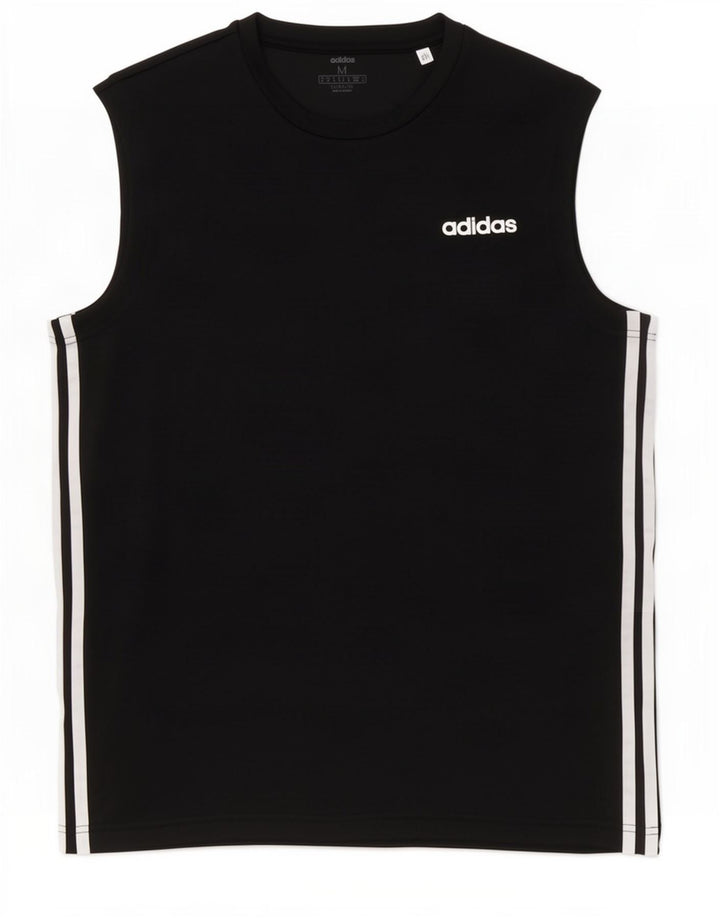 Adidas Mens Climalite Graphic Vest Top Medium Black Polyester