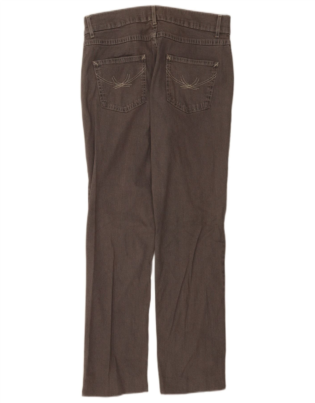 Marks & Spencer Womens Straight Jeans UK 12 Medium W30 L28 Grey Cotton