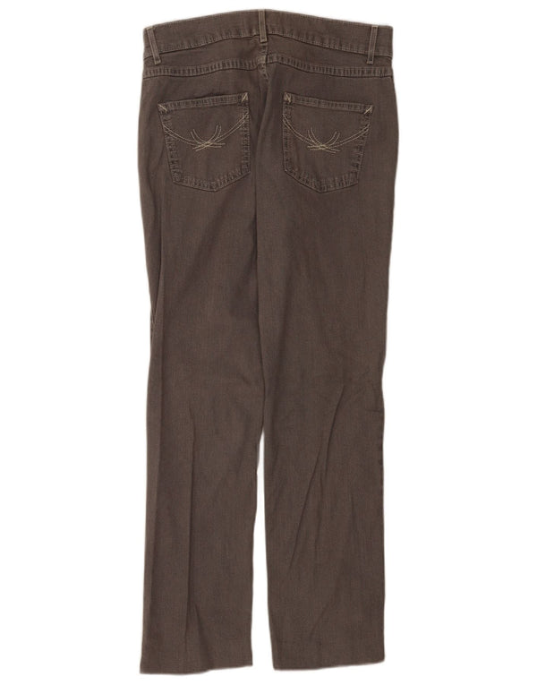 Marks & Spencer Womens Straight Jeans UK 12 Medium W30 L28 Grey Cotton